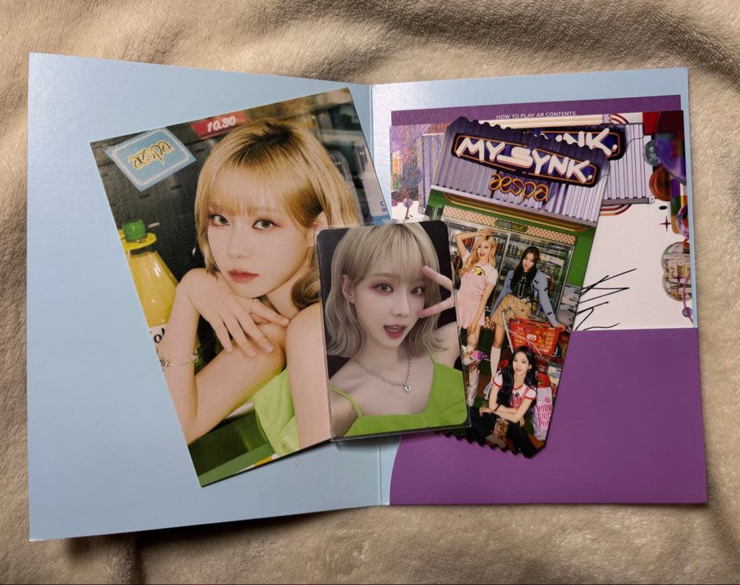 aespa ウィンター トレカセット ポストカード