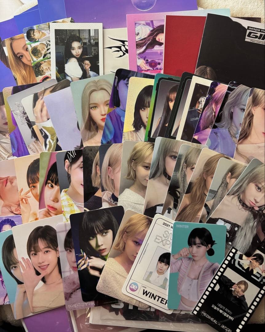 aespa ウィンター トレカセット ポストカード