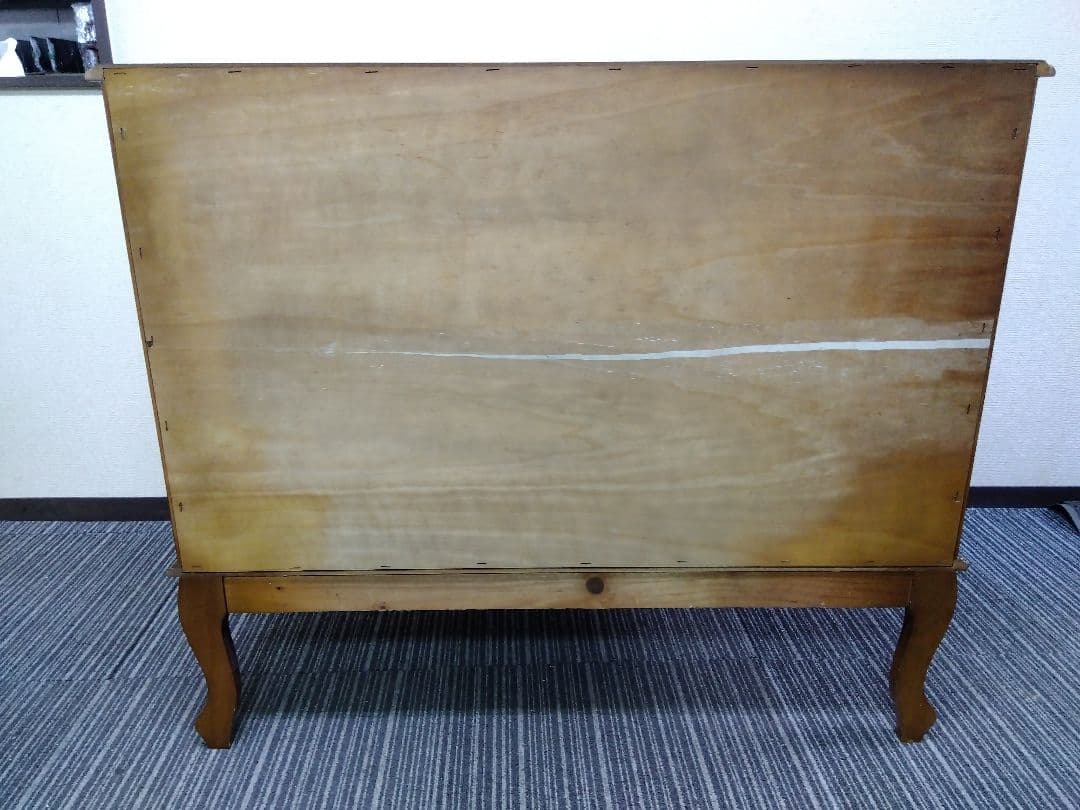 【送料無料】イタリア製　4段チェスト　猫脚　アンティーク　ヨーロピアン　f447