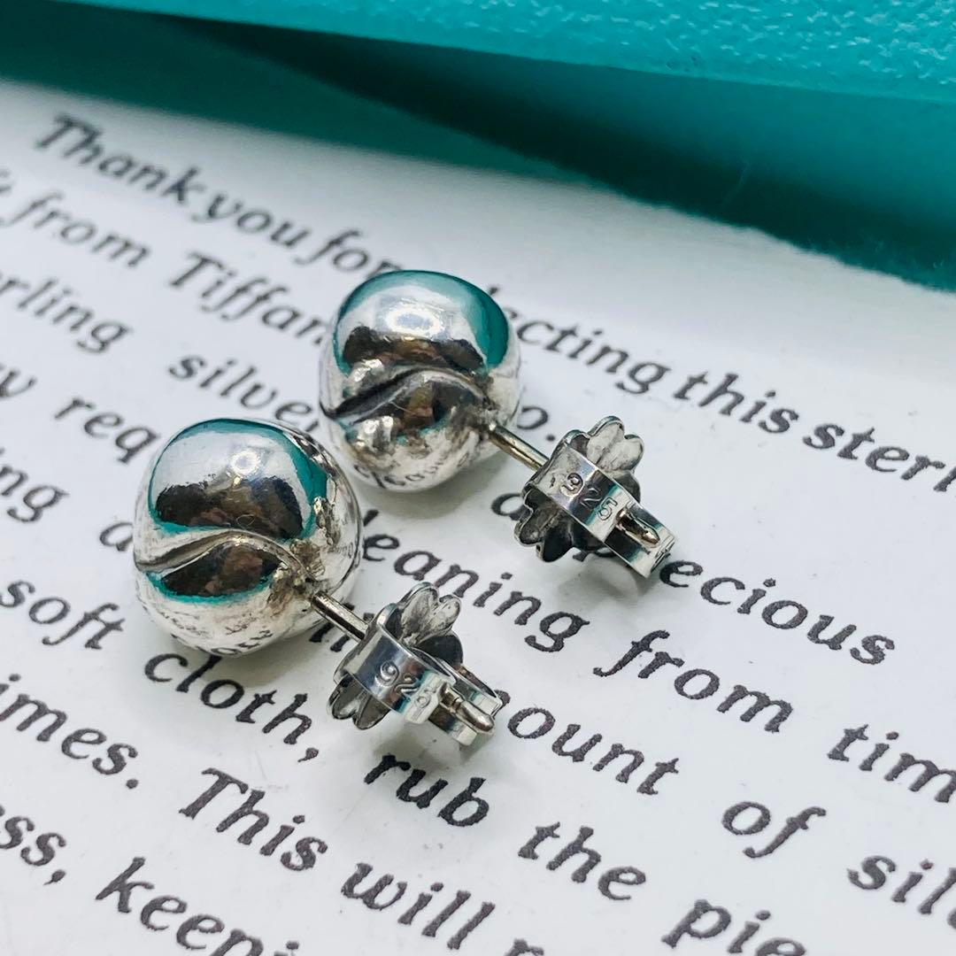 極美品✨ ティファニー オールドティファニー ￼ノットボール ピアス AG925