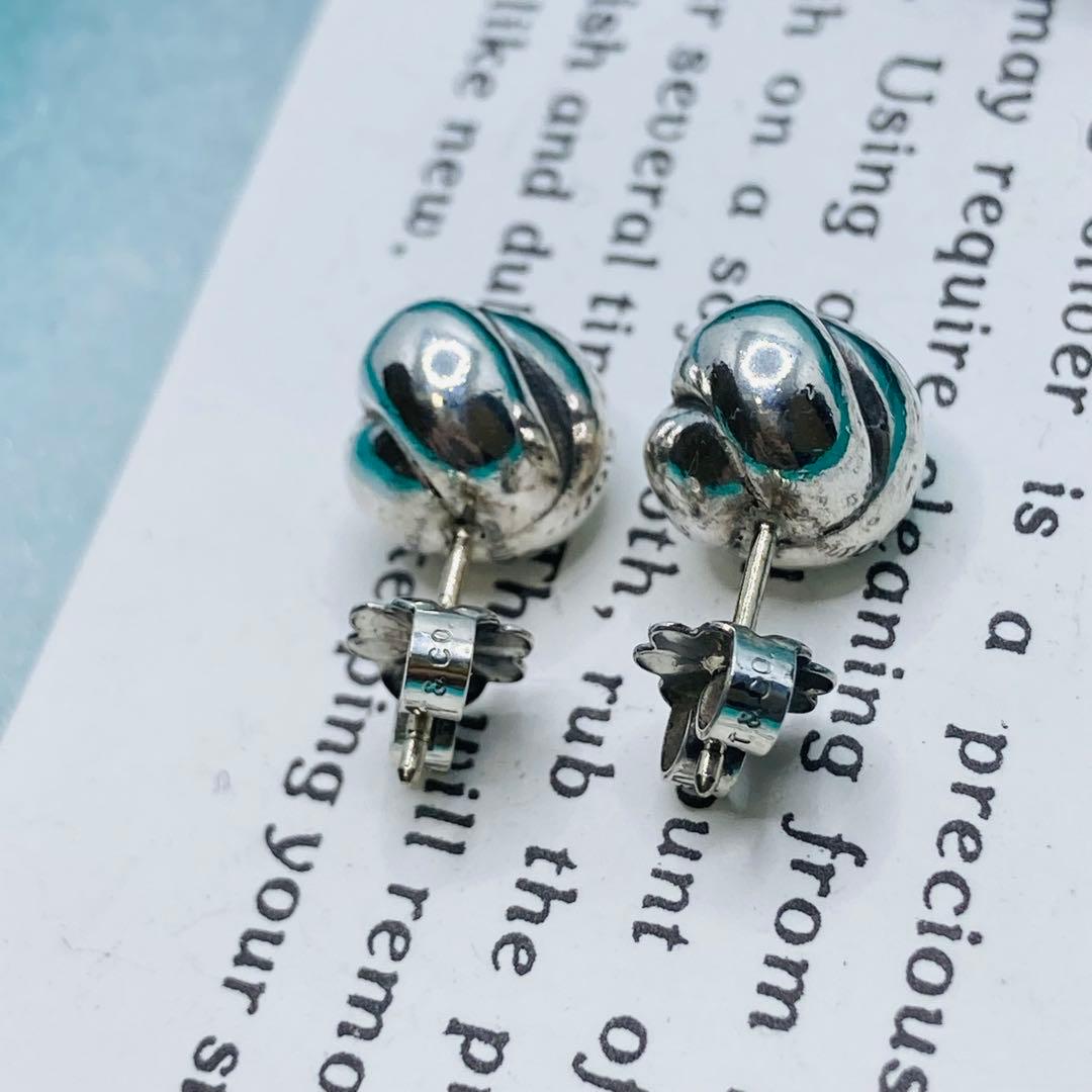極美品✨ ティファニー オールドティファニー ￼ノットボール ピアス AG925