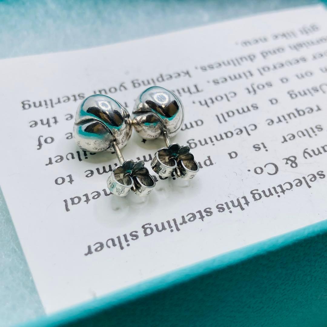 極美品✨ ティファニー オールドティファニー ￼ノットボール ピアス AG925