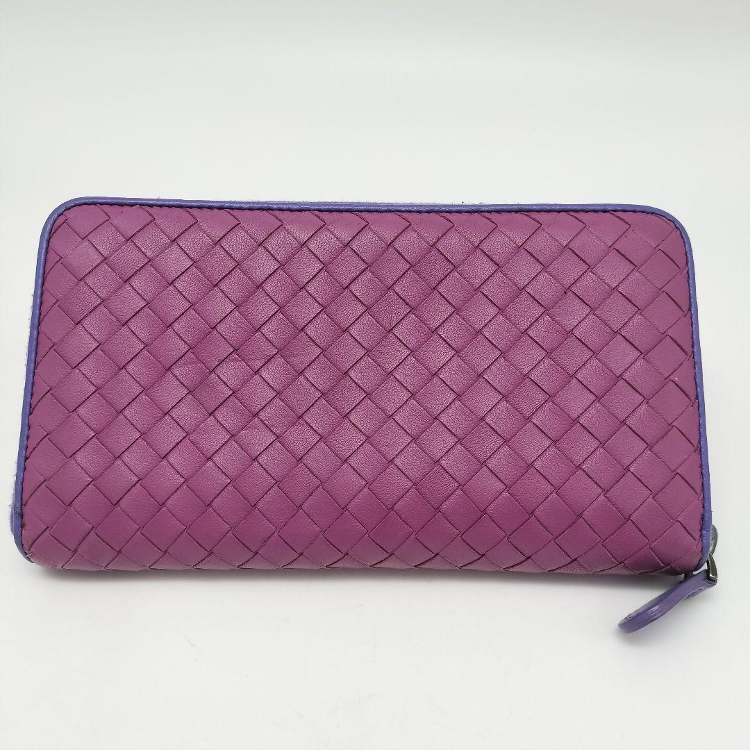 極美品✨ボッテガヴェネタ　長財布　ラウンドファスナー　レザー