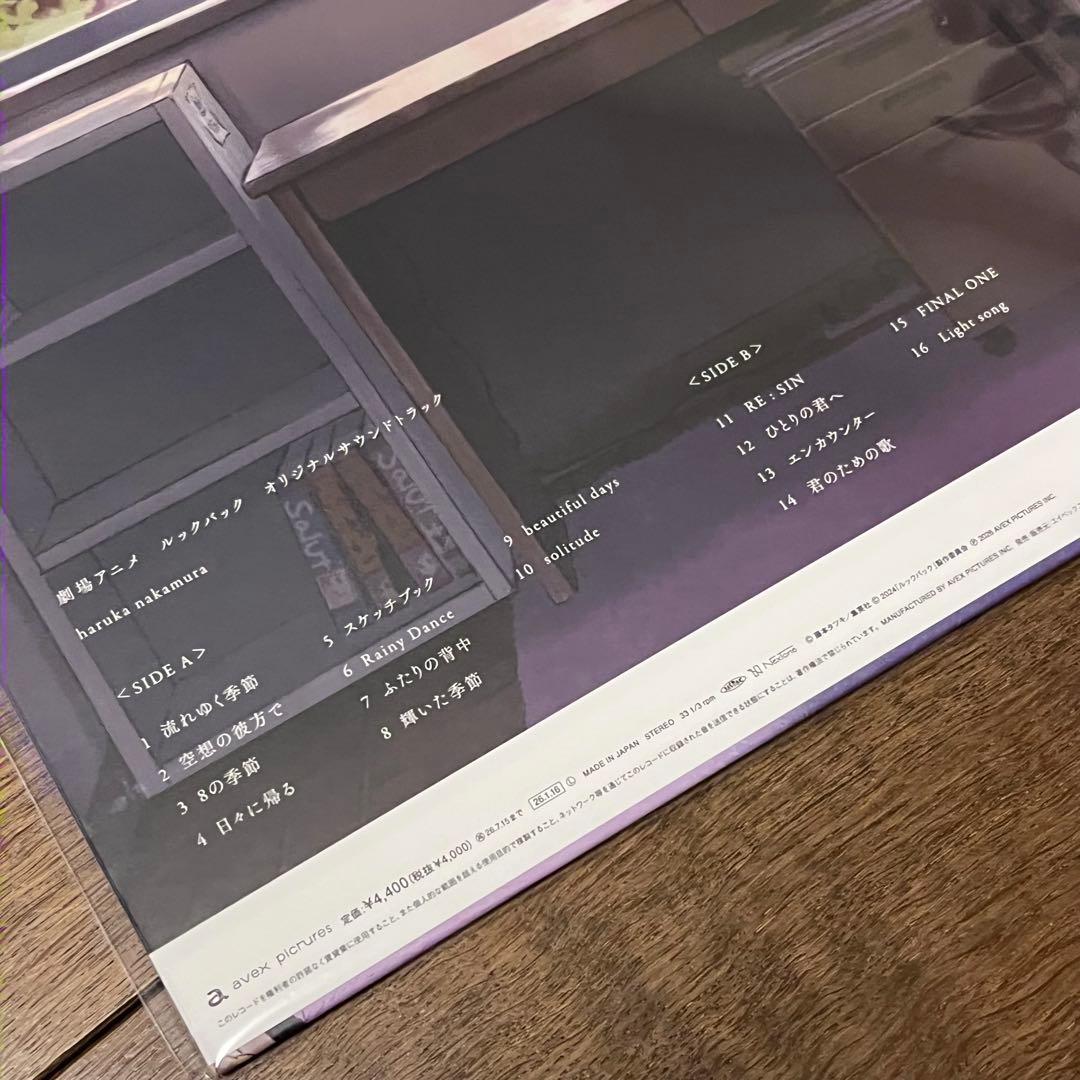 ルックバック レコード　LP 缶バッジ付き