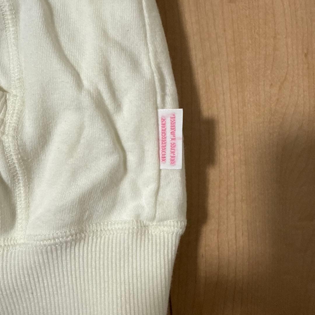 バーバリーブルーレーベル★長袖チェックリバーシブルパーカー38未着