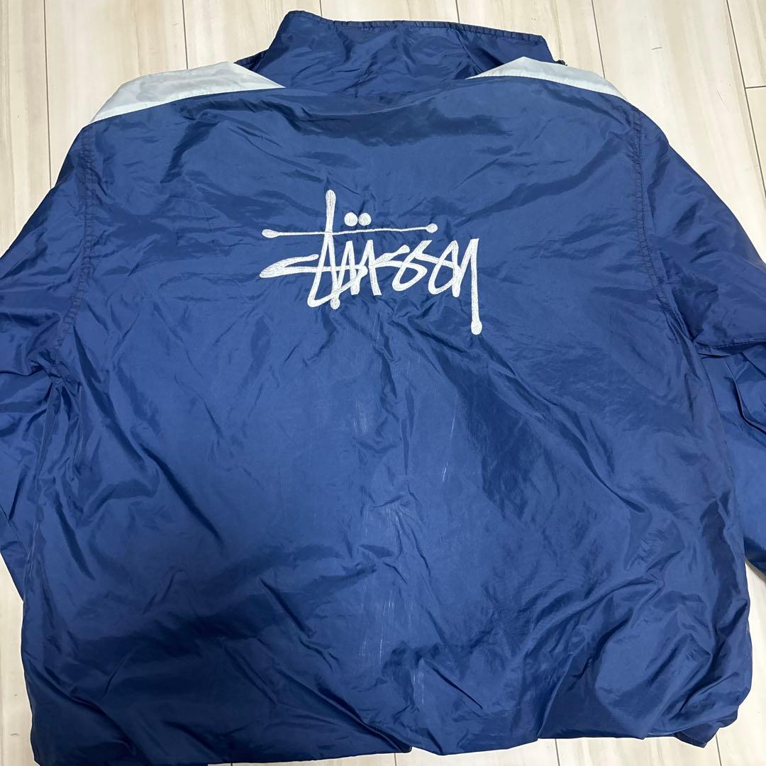 Stussy ネイビー フルジップジャケット