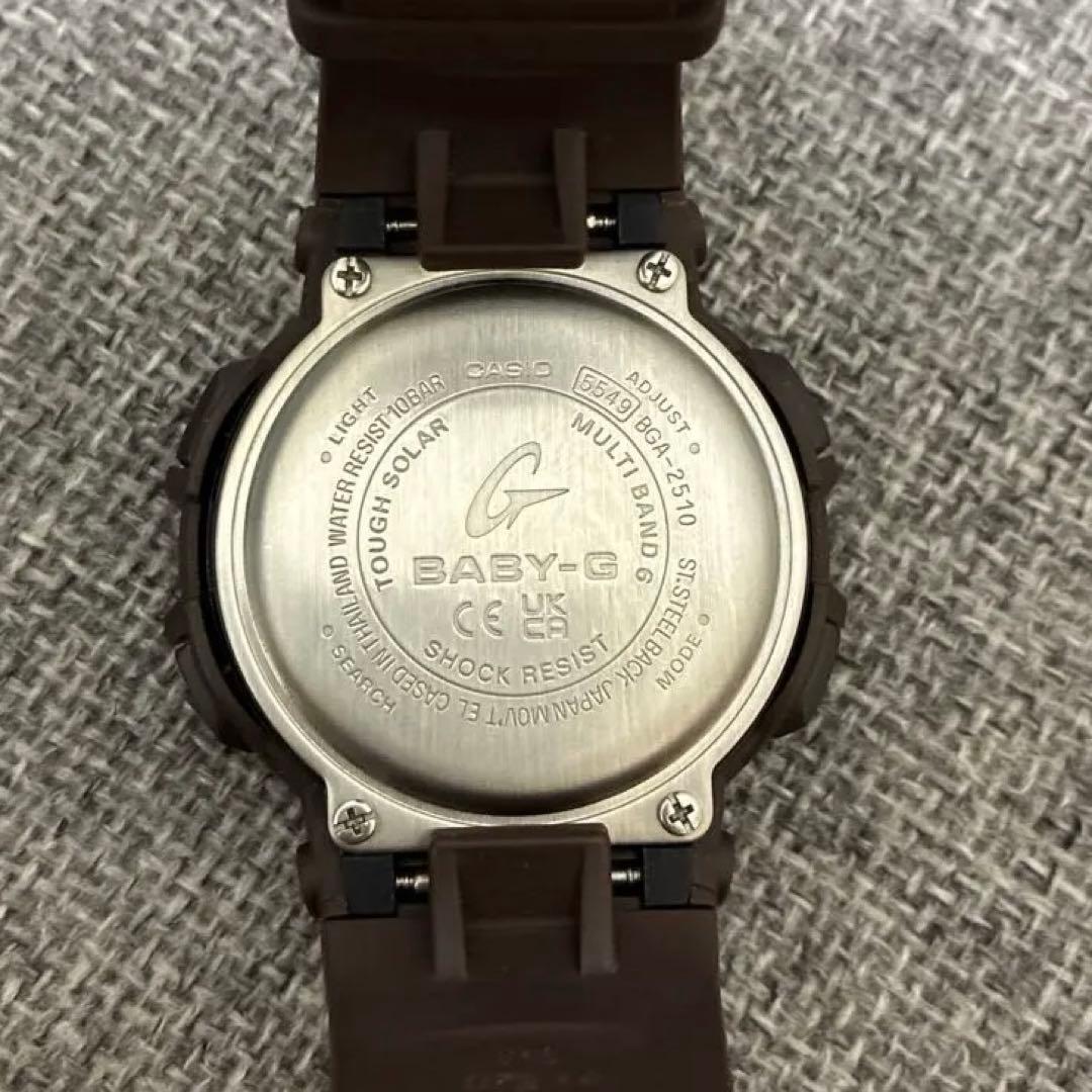 CASIO baby-g ソーラー　防水　BGA-2510-5AJF ブラウン