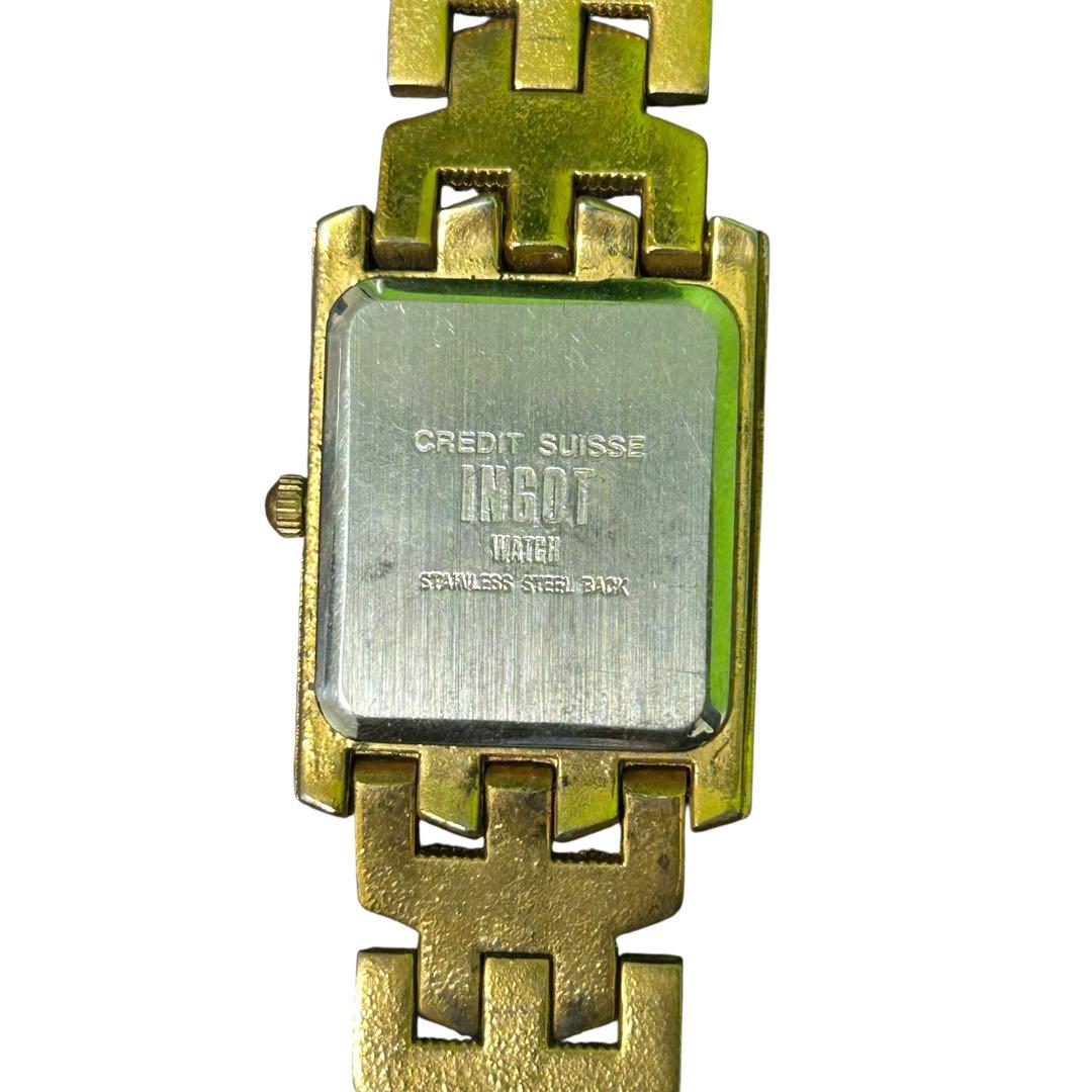 CREDIT SUISSE クレディスイスGOLD クォーツ腕時計 ウォッチ