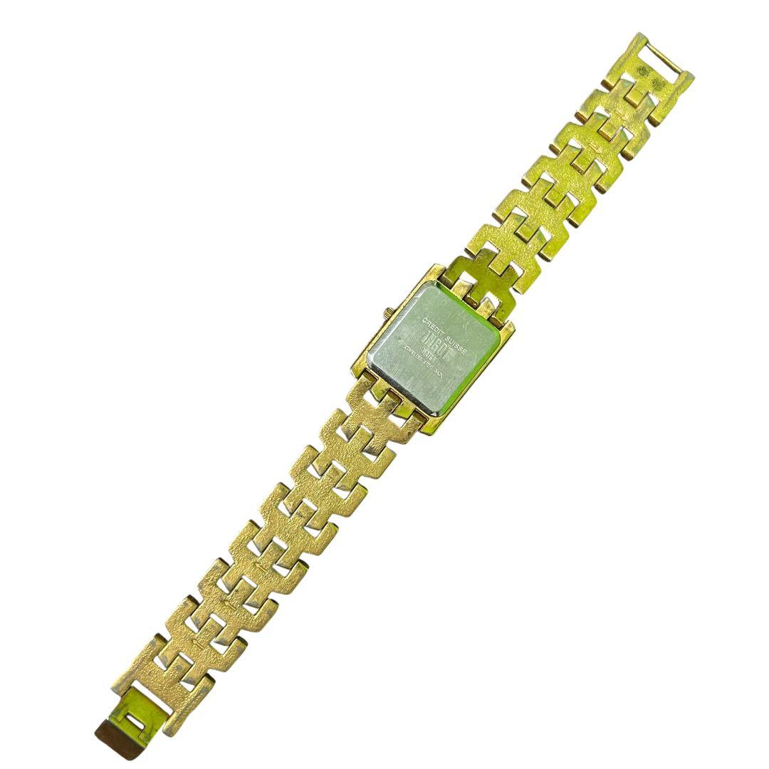 CREDIT SUISSE クレディスイスGOLD クォーツ腕時計 ウォッチ