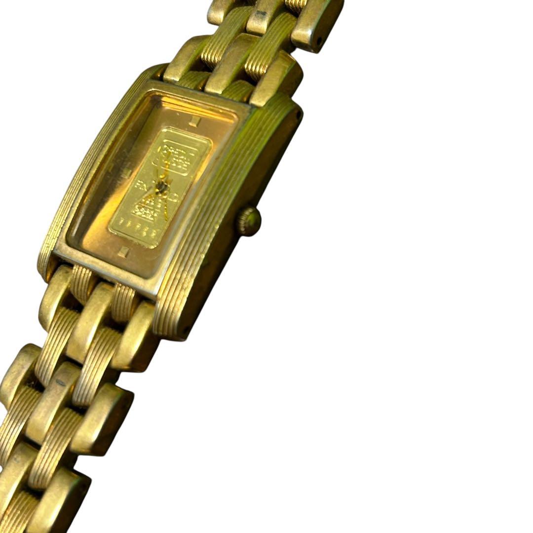 CREDIT SUISSE クレディスイスGOLD クォーツ腕時計 ウォッチ