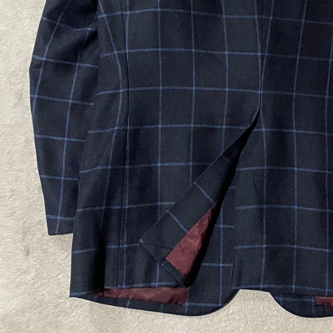 専用伊・ロロピアーナ社「カシミヤ＆シルク」×RESPECT チェックジャケット美