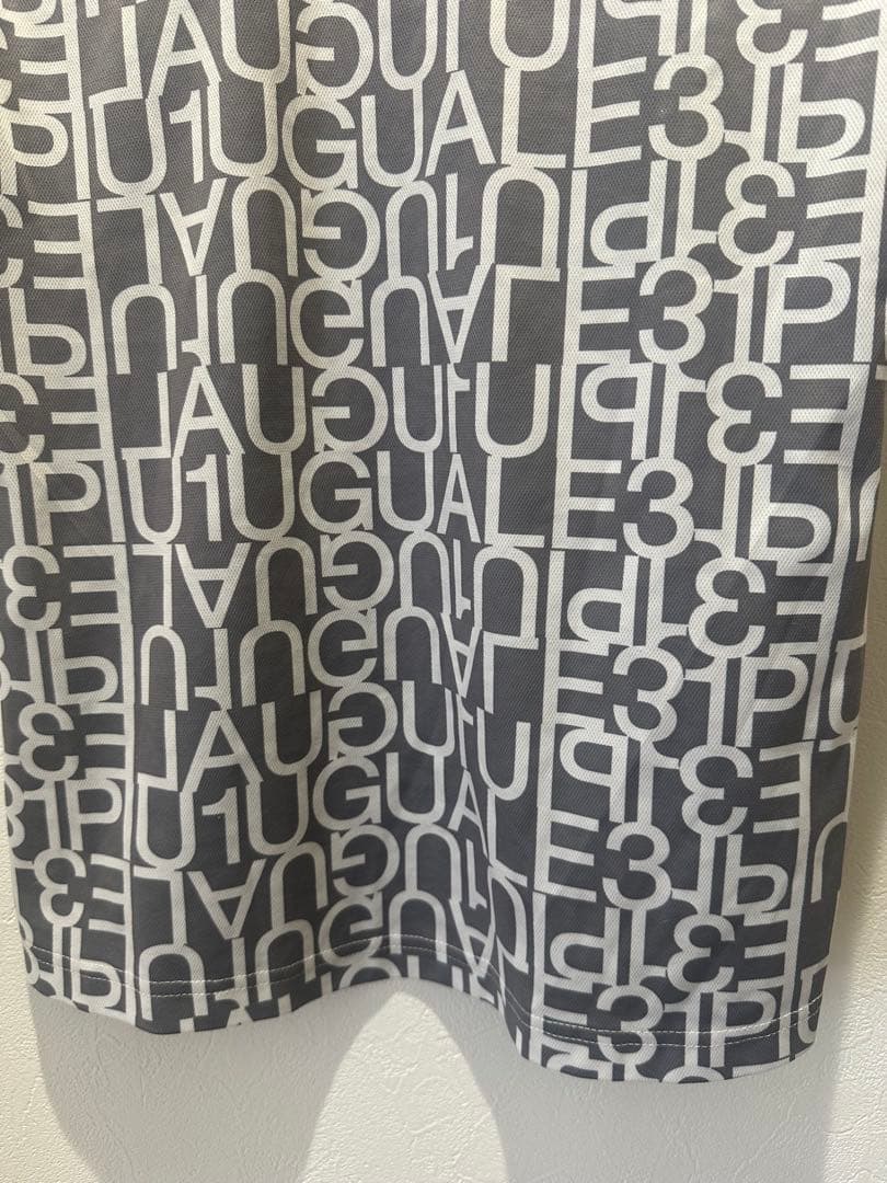 ロゴプリントポロシャツ 半袖 レディース