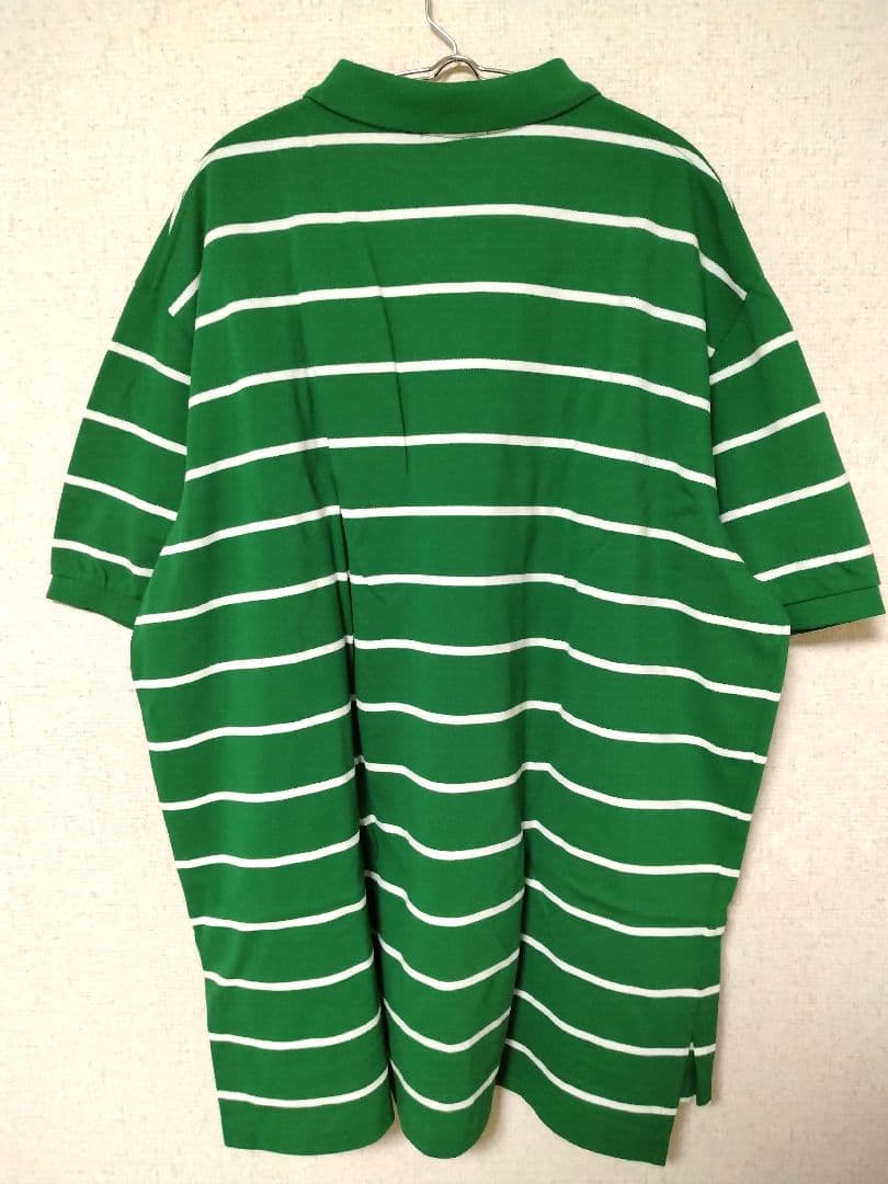 美品　XXL ポロ　ラルフローレン　ポロシャツ　ボーダー　半袖　刺繍