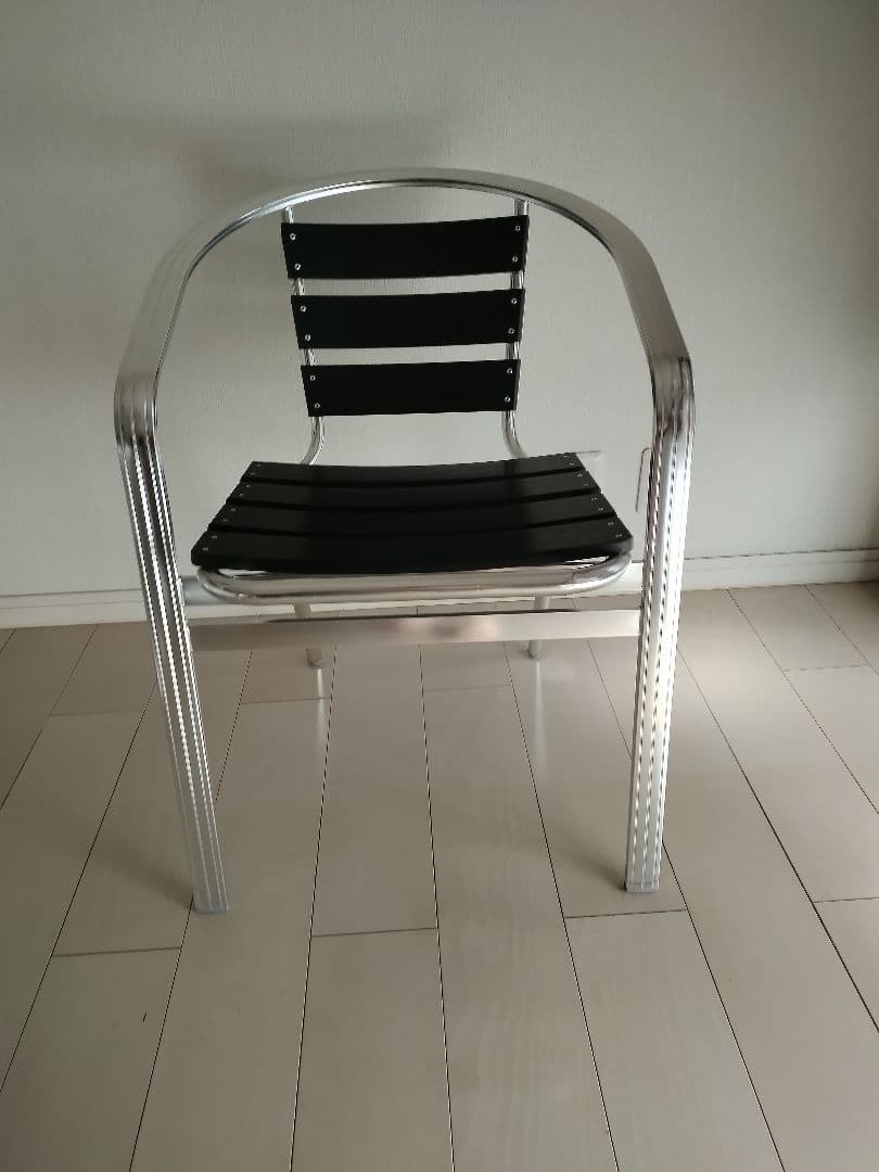 ダルトン　ALUMINUM CAFE CHAIR BLACK