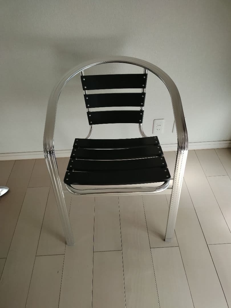 ダルトン　ALUMINUM CAFE CHAIR BLACK