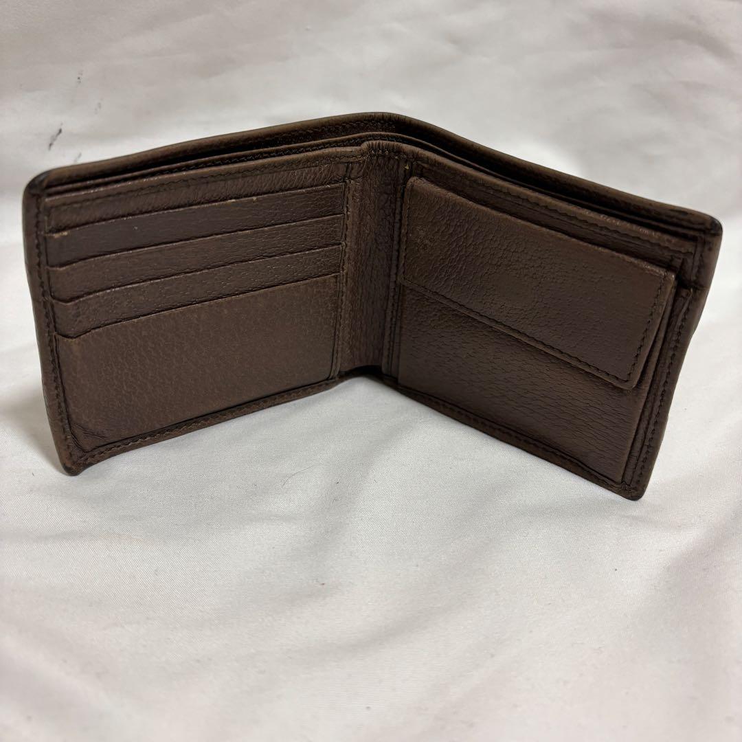 グッチ オフィディア GGスプリーム 597609 メンズ 二つ折り財布 中古