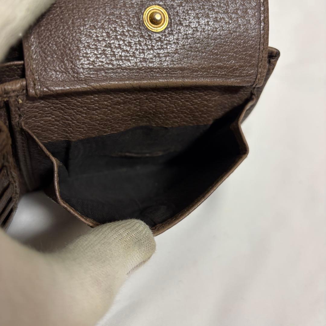 グッチ オフィディア GGスプリーム 597609 メンズ 二つ折り財布 中古