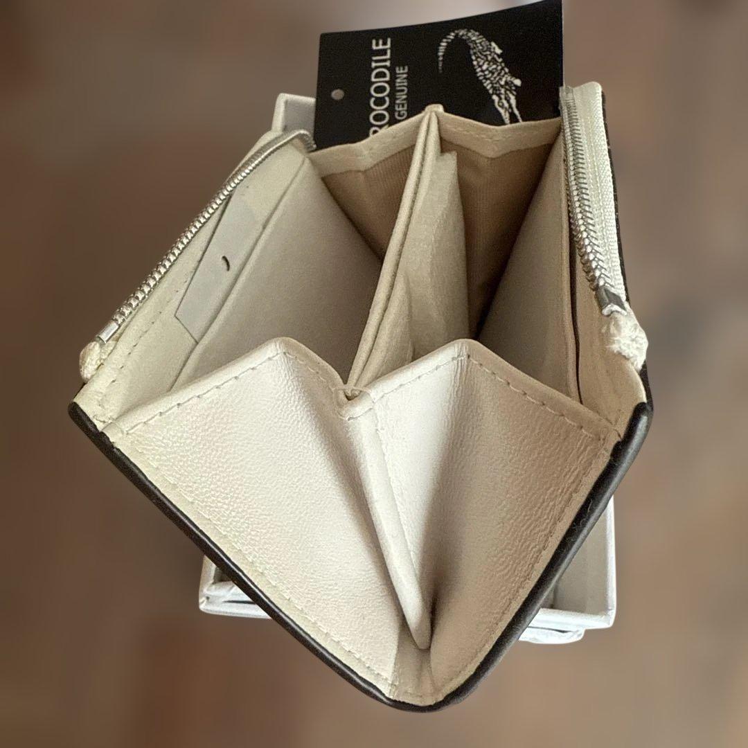 ホワイト クロコダイルケース