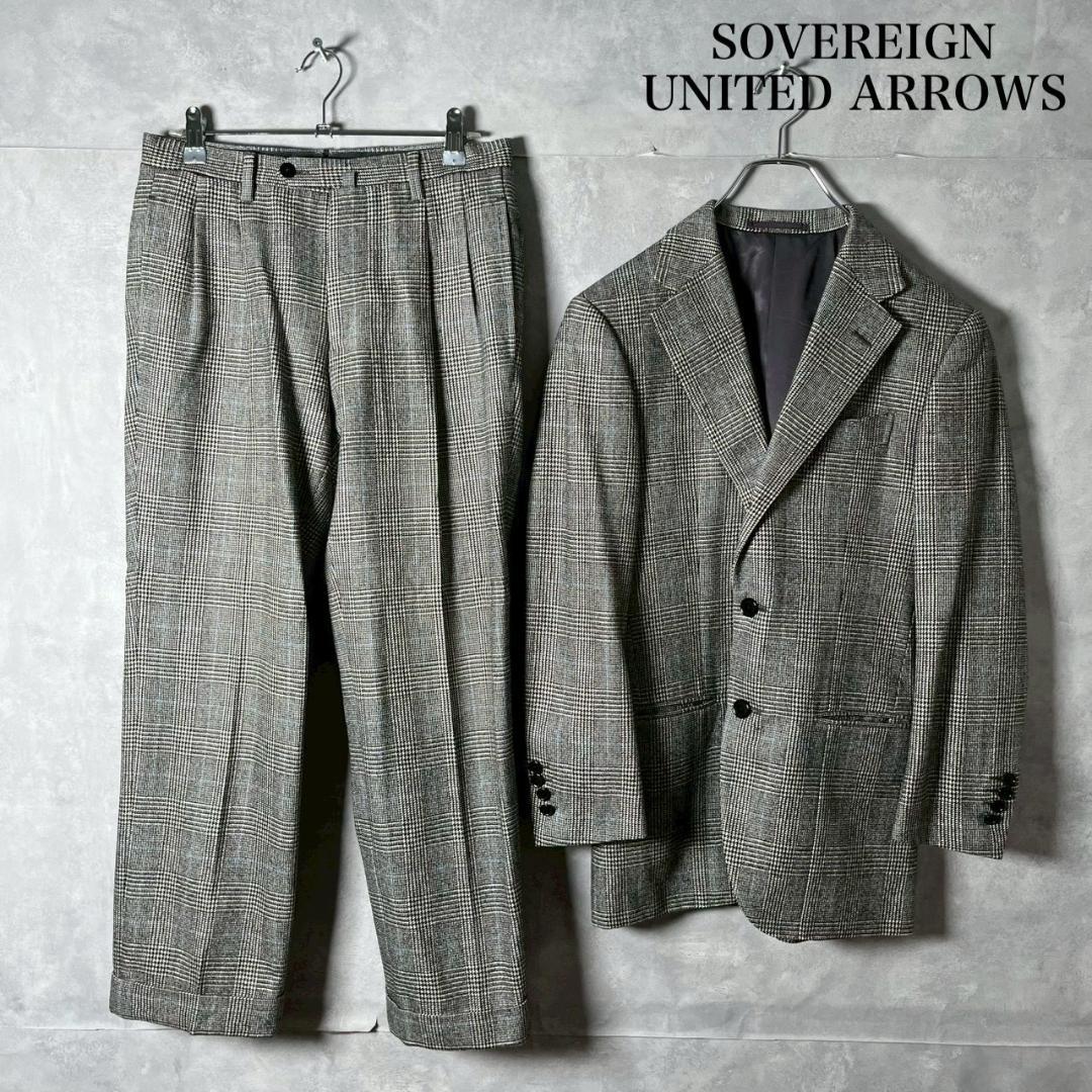42 SOVEREIGN ユナイテッドアローズ カシミア混 スーツ N1487