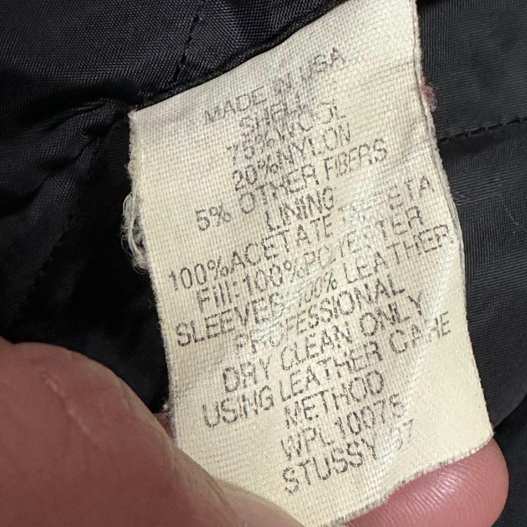 OLD STUSSY 90s BIG4 スタジャン M 1998s USA製