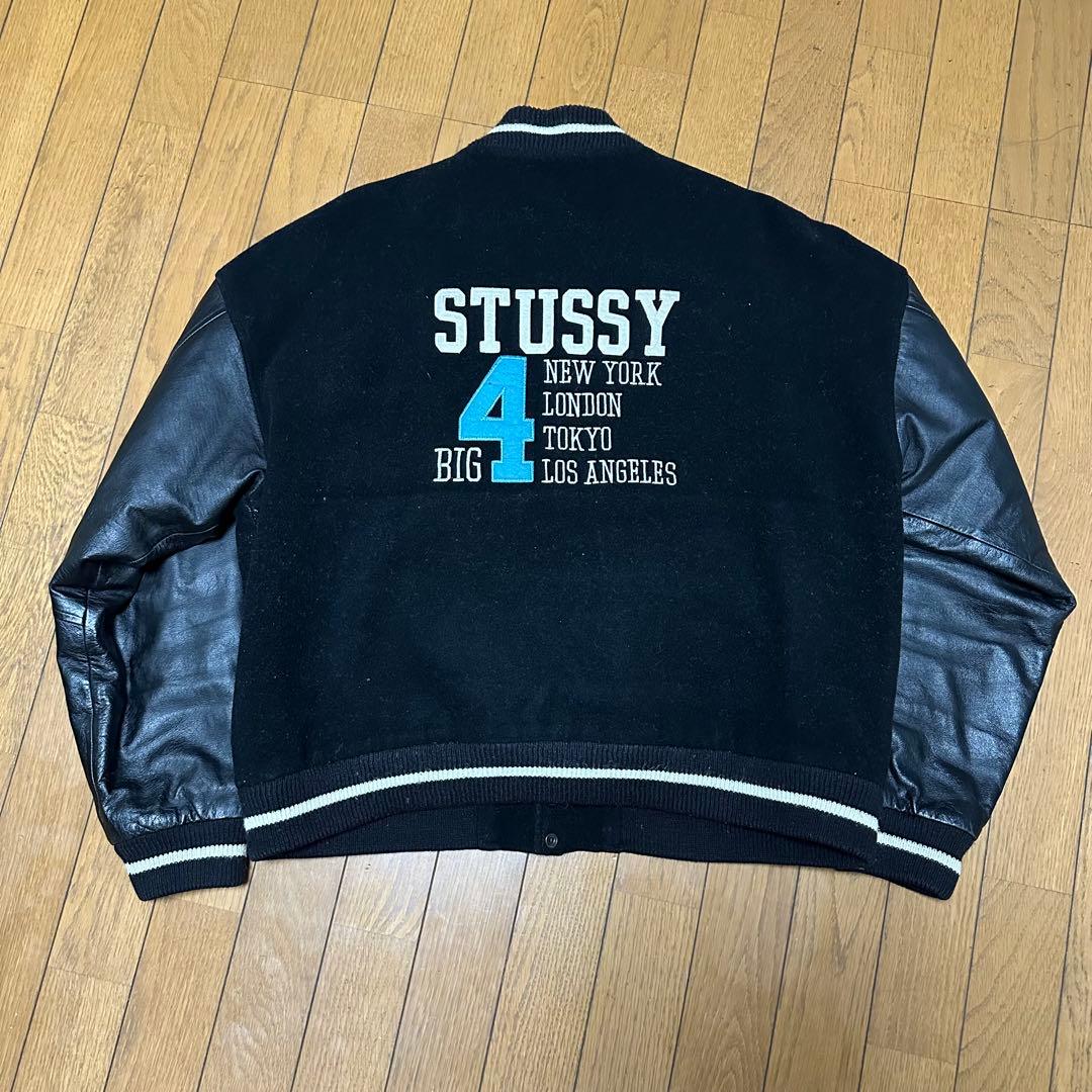 OLD STUSSY 90s BIG4 スタジャン M 1998s USA製