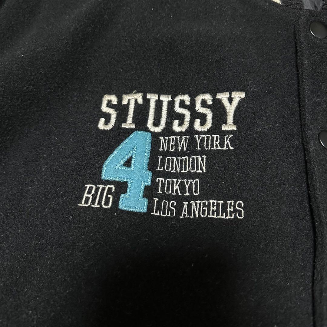 OLD STUSSY 90s BIG4 スタジャン M 1998s USA製