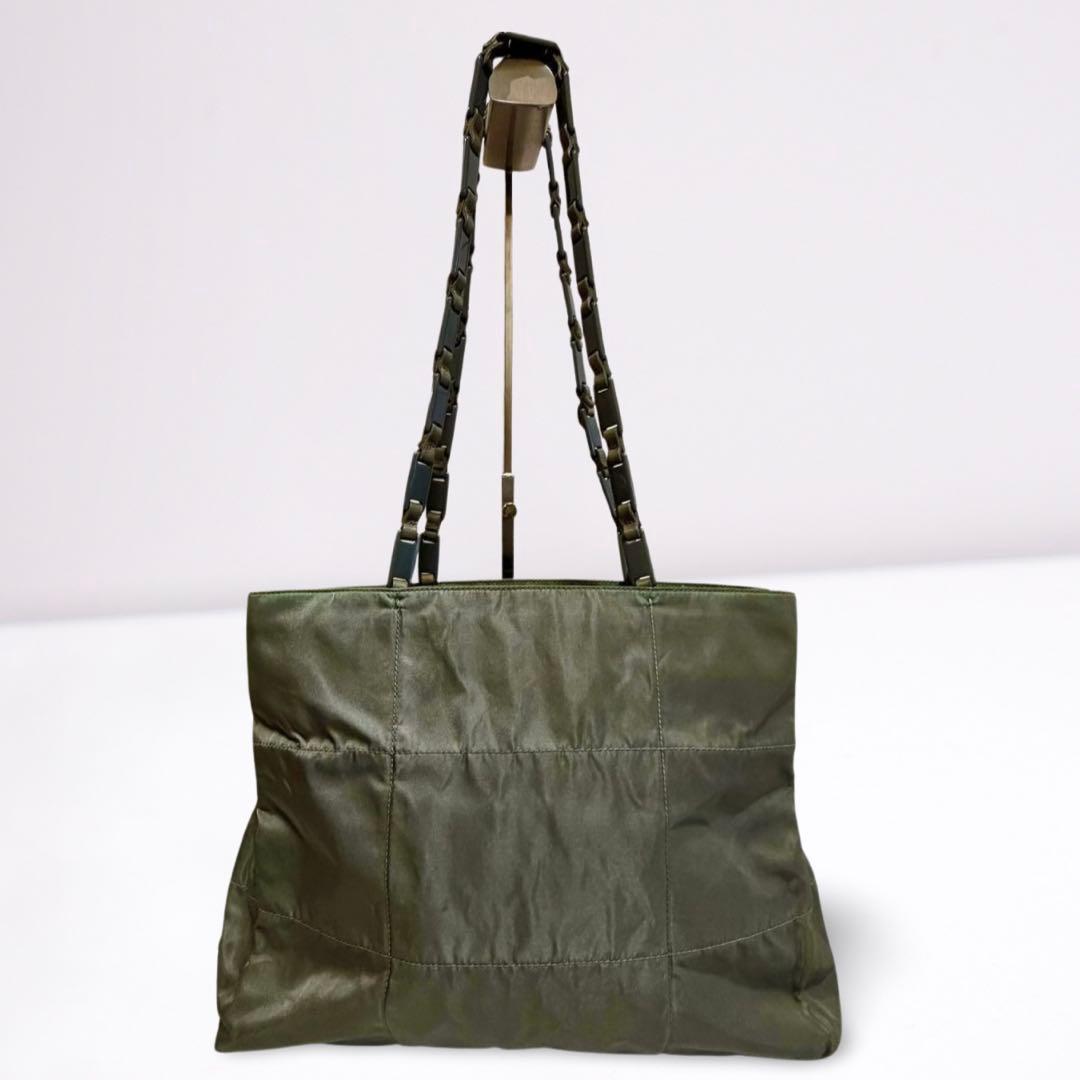 【正規品】プラダ PRADA ギャラカード トートバッグ ナイロン キルティング