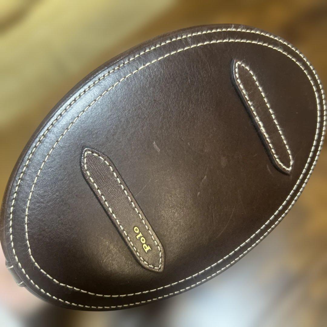 POLO RALPH LAUREN ヘリンボーン ミディアム バケット バッグ