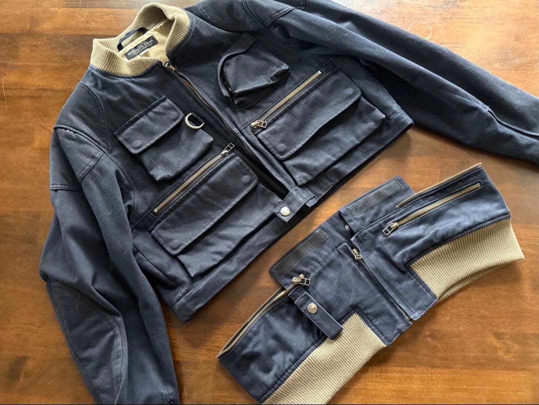 y*i様 希少 HAROLD'S GEAR ハロルズギア　ジャケット　紺色　ミデ