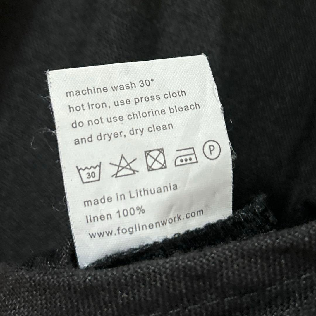 fog linen work マリ サロペット ブラック 2025 夏　美品