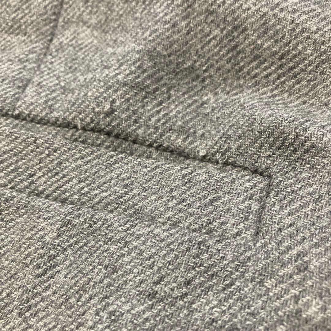 GUCCI グレー 膝丈 カシミヤチェスターコート フォックスファー付き