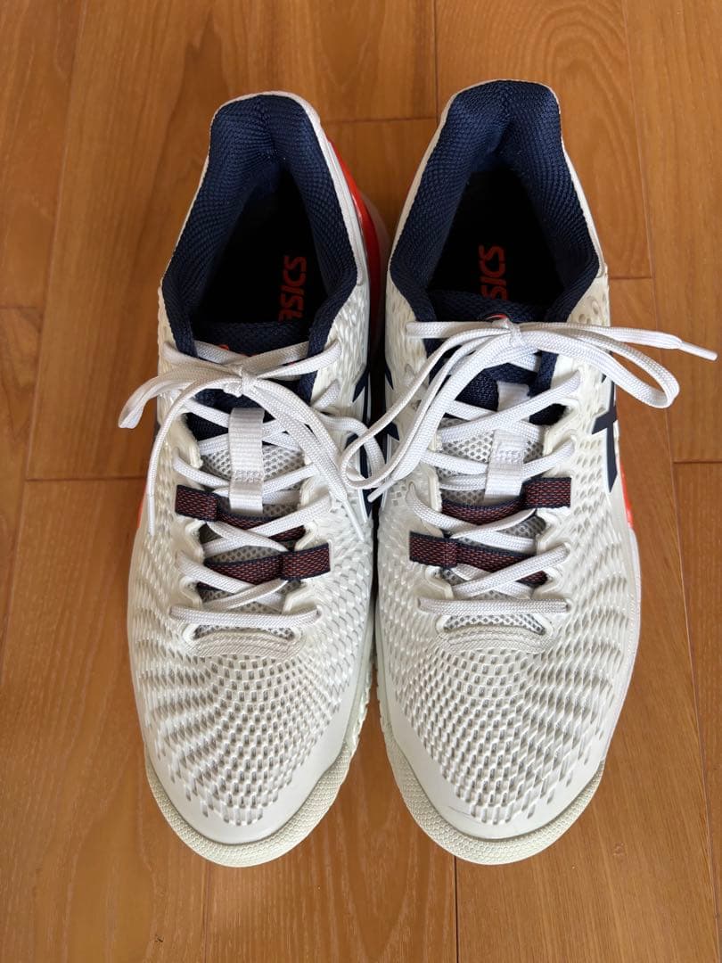 超美品アシックス ゲルレゾリューション 9 オムニクレー用シューズ 26.5ｃｍ