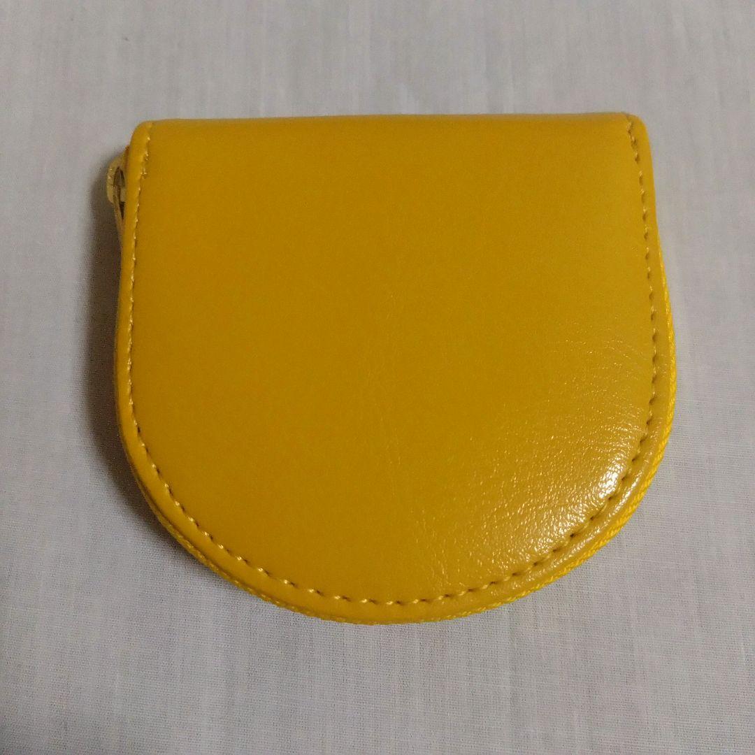 皇居　財布　小銭入　ケース 　黄色