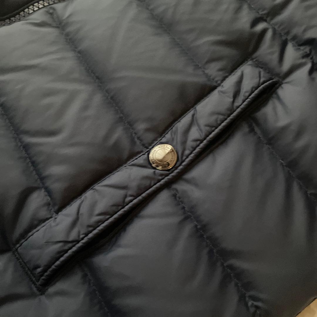 美品　ラルフローレン　ダウンベスト　スウェット　ネイビー　M相当