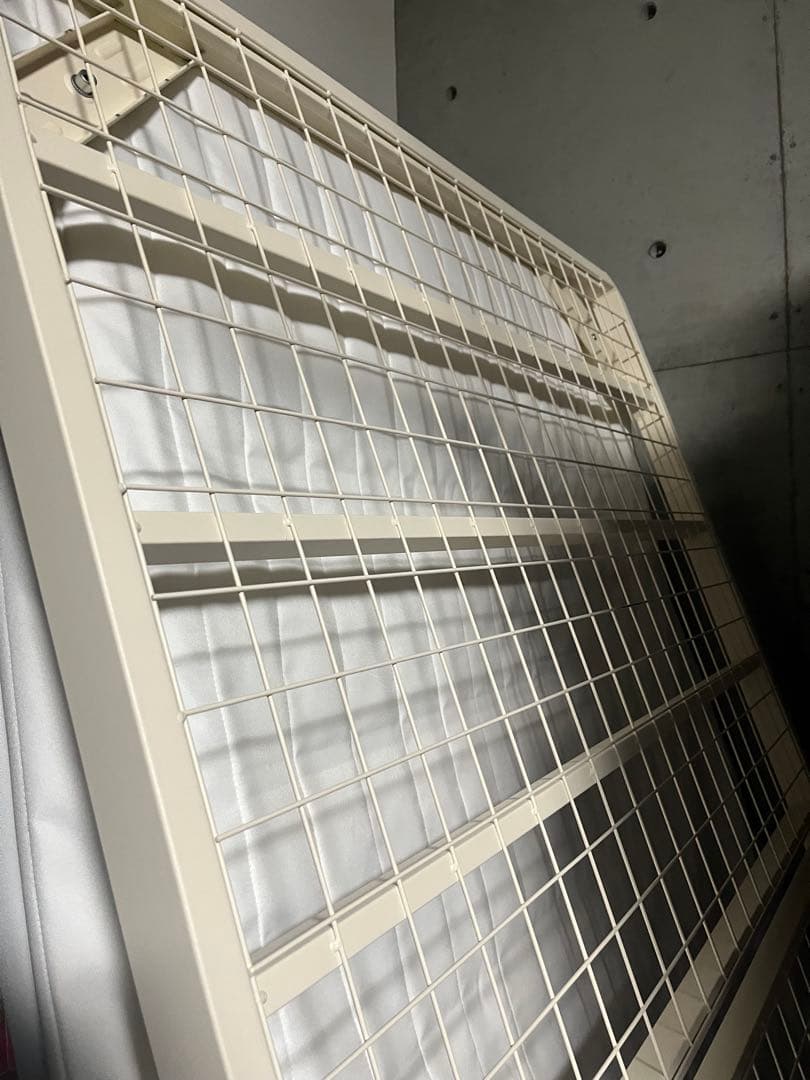 ⚠️限定値下げ中⚠️無印良品 セミダブル スチール ベッド フレーム