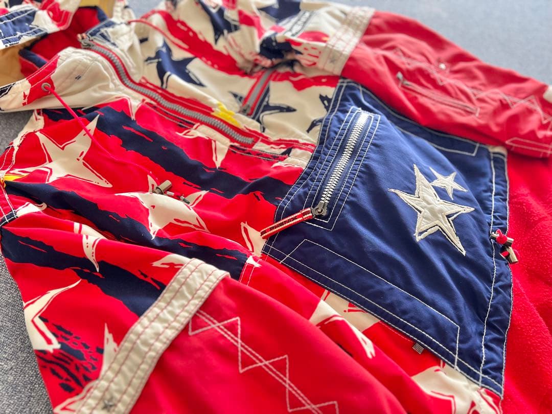 【希少】PHENIX フェニックス　スキーウェア 上下セット　派手柄　レトロ