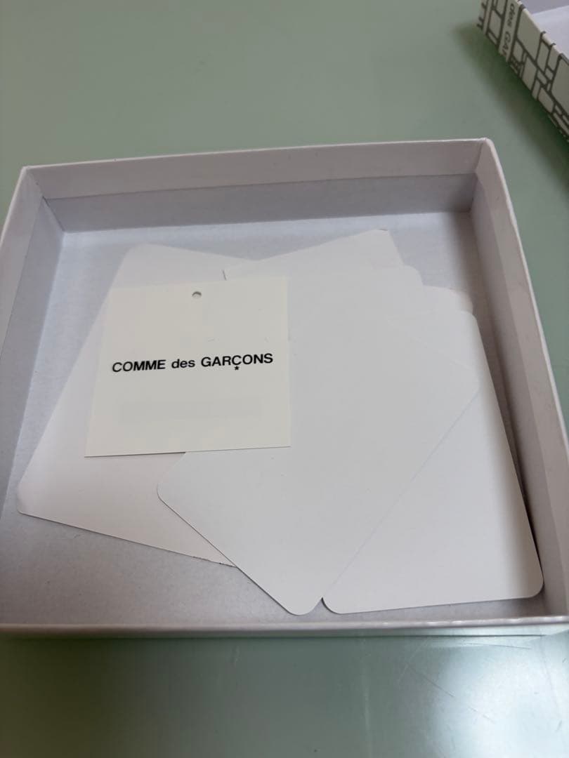 美品 COMME des GARÇONS 黒 二つ折り財布