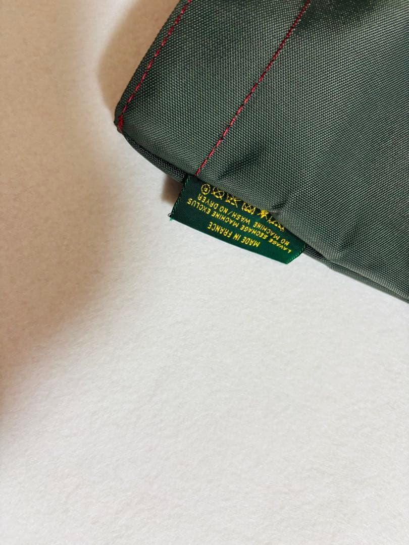 【美品】エルベシャプリエ　バッグ　1027 ピンク　カーキグレー