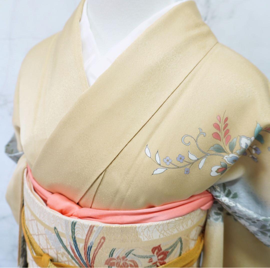 訪問着 フルセットa510B 卒業式　入学式　お宮参り　七五三　結婚式　ベージュ