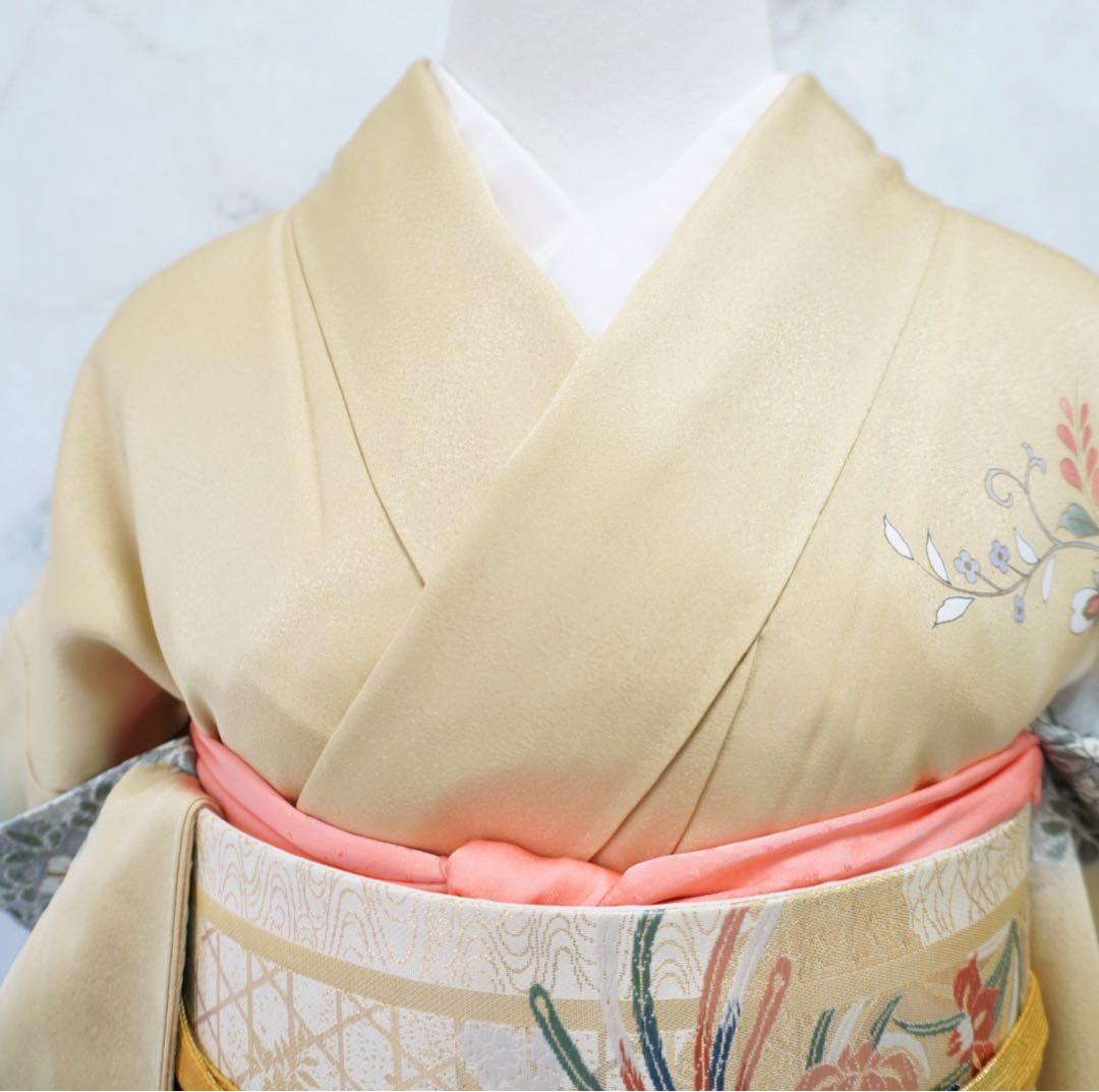 訪問着 フルセットa510B 卒業式　入学式　お宮参り　七五三　結婚式　ベージュ