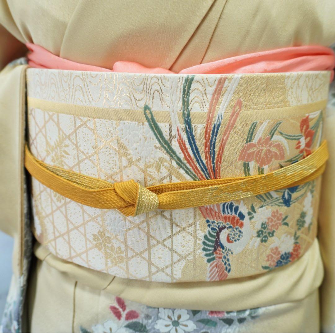 訪問着 フルセットa510B 卒業式　入学式　お宮参り　七五三　結婚式　ベージュ