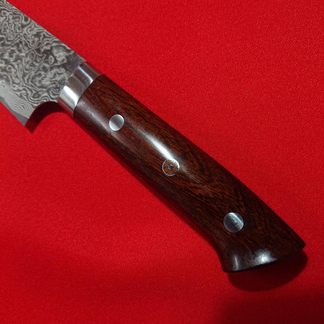 本物ダマスカス包丁 雷神 越前数馬