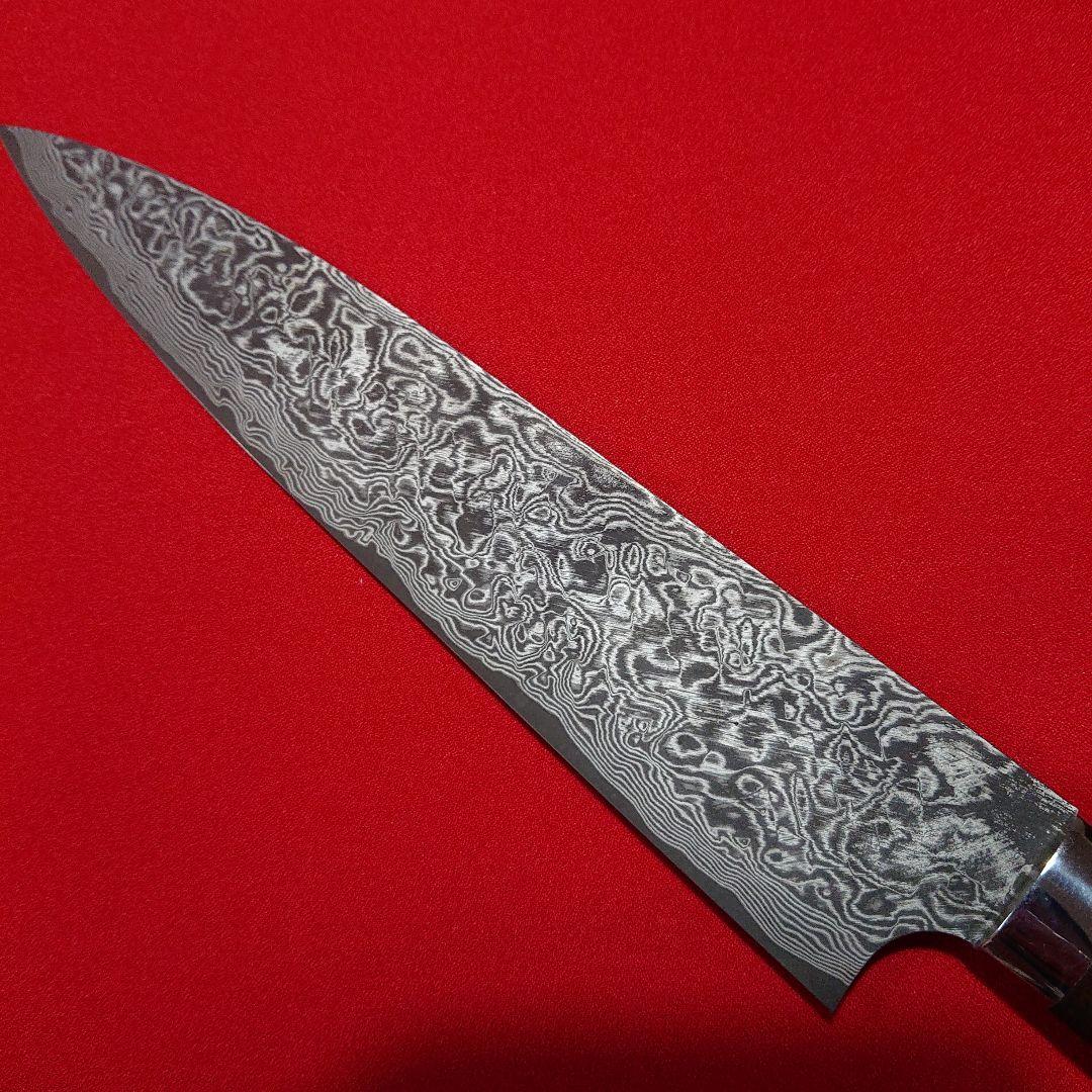 本物ダマスカス包丁 雷神 越前数馬