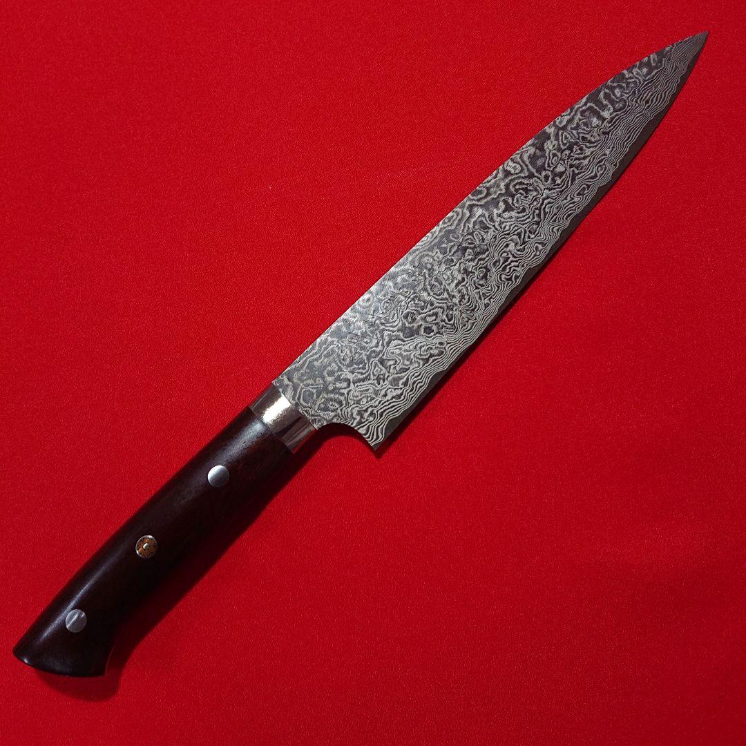 本物ダマスカス包丁 雷神 越前数馬