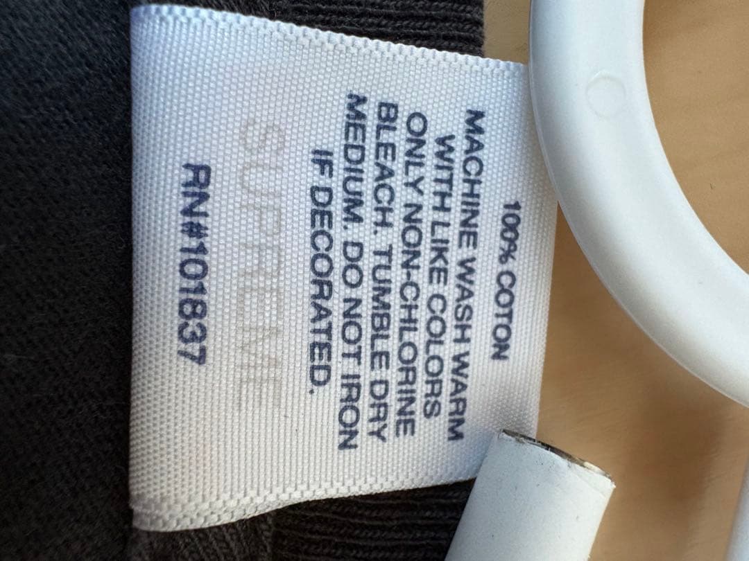 トップス Supreme Box Logo L/S Tee BLACK L