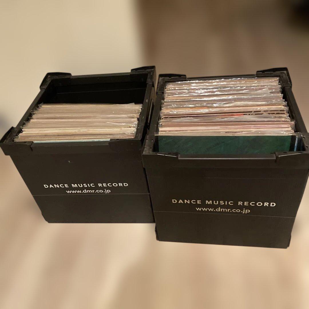 DANCE MUSIC RECORD レコードコンテナ　 2個セット　dmr
