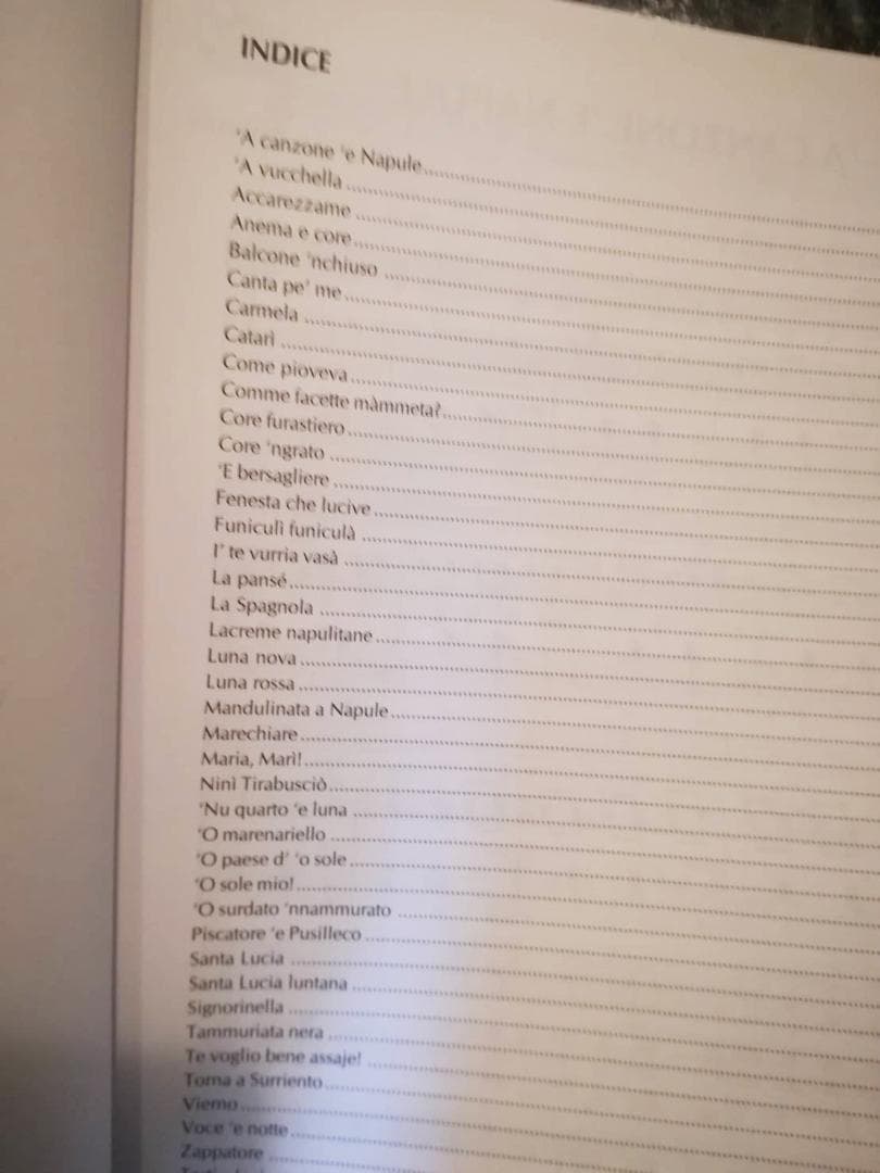 楽譜 ナポリ 40曲 NEAPOLITAN SONGSイタリア語