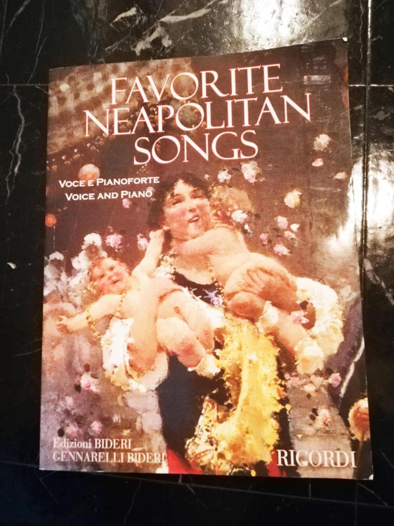 楽譜 ナポリ 40曲 NEAPOLITAN SONGSイタリア語