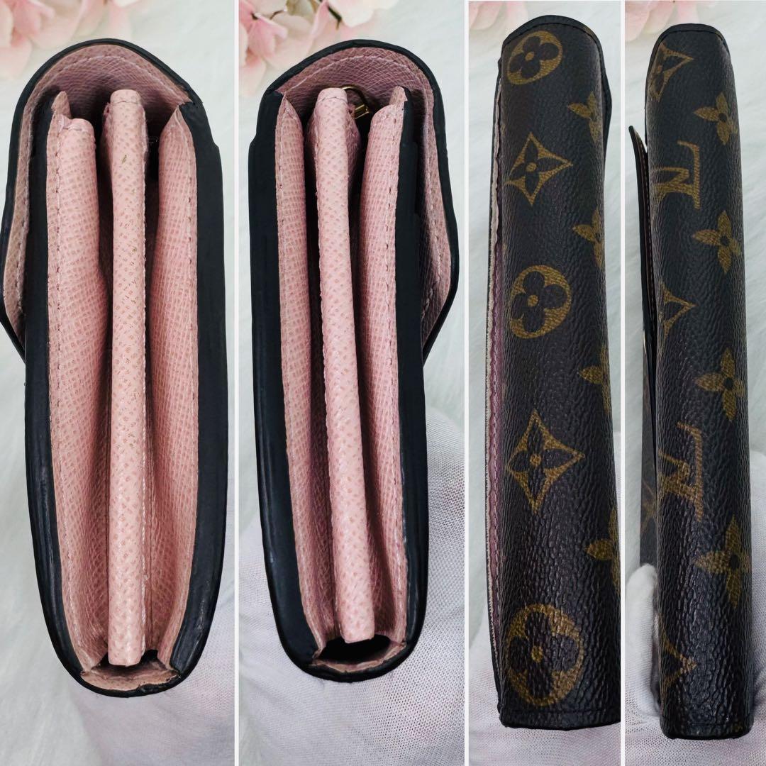 ルイヴィトン 新型 ポルトフォイユサラ M62235 ローズバレリーヌ 長財布