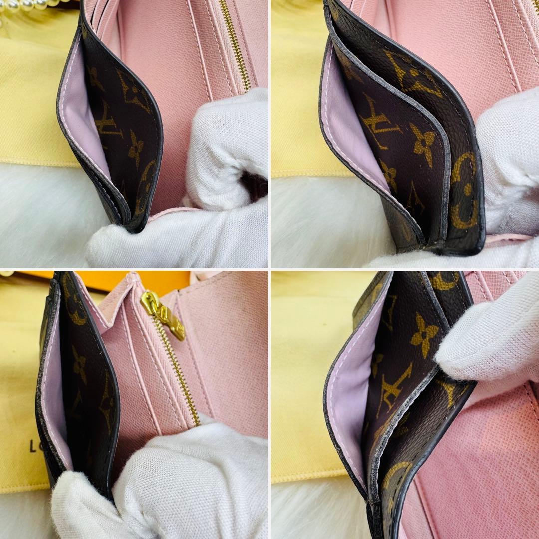 ルイヴィトン 新型 ポルトフォイユサラ M62235 ローズバレリーヌ 長財布